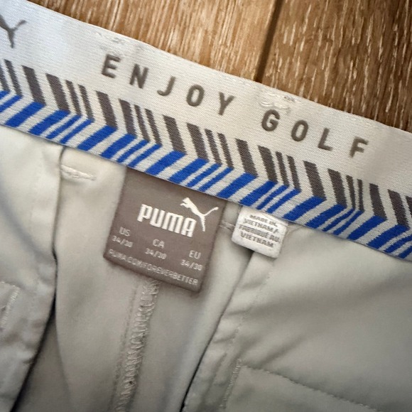 Puma Mens Golf Pants Bundle White Grey Dark Grey 34x30 Performance Lot of 3 - Picture 12 of 16